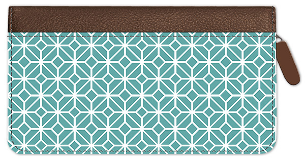 Soho Delicate Diamonds Zippered Leather Cover