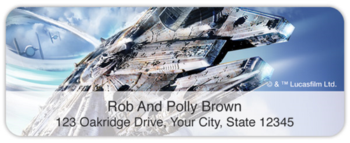  Star Wars &amp;#153; Vehicles Address Labels
