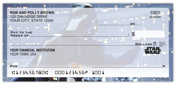 <i>Star Wars</i> Darth Vader Checks